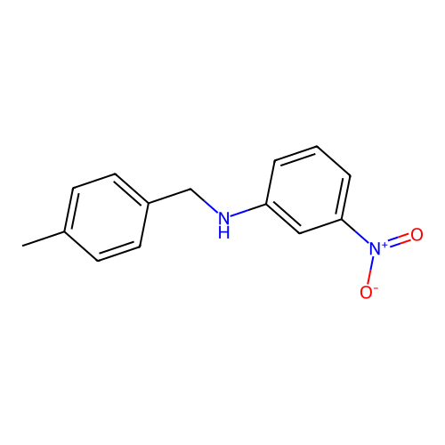 N-(3-Nitrophenyl)-4-methylbenzylamine structure