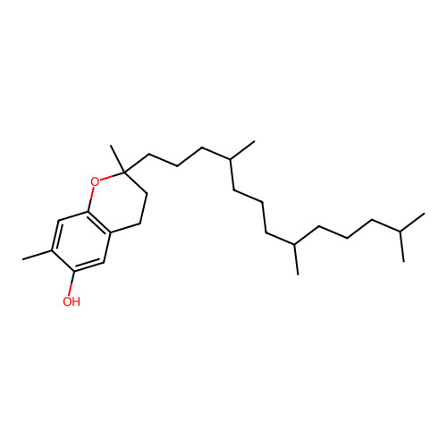 eta-Tocopherol structure