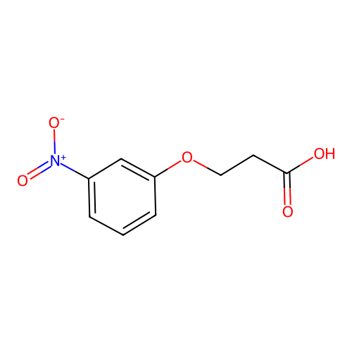 3-(3-Nitrophenoxy)propanoic acid structure