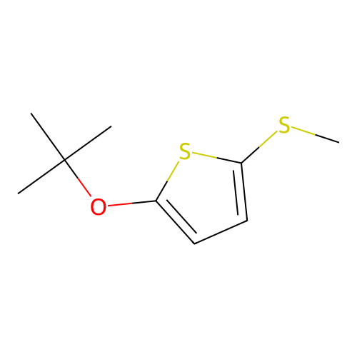 2-tert-Butoxy-5-(methylsulfanyl)thiophene structure