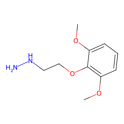 2-(2,6-Dimethoxyphenoxy)ethylhydrazine structure