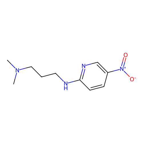 N,N-Dimethyl-N'-(5-nitro-2-pyridyl)propane-1,3-diamine structure
