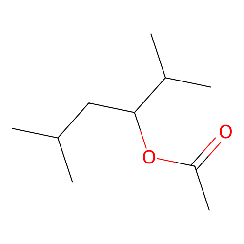 2,5-Dimethylhexan-3-yl acetate structure