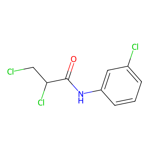 2,3-Dichloro-N-(3-chlorophenyl)propanimidic acid structure