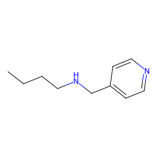 N-(pyridin-4-ylmethyl)butan-1-amine structure