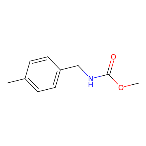 methyl N-[(4-methylphenyl)methyl]carbamate structure