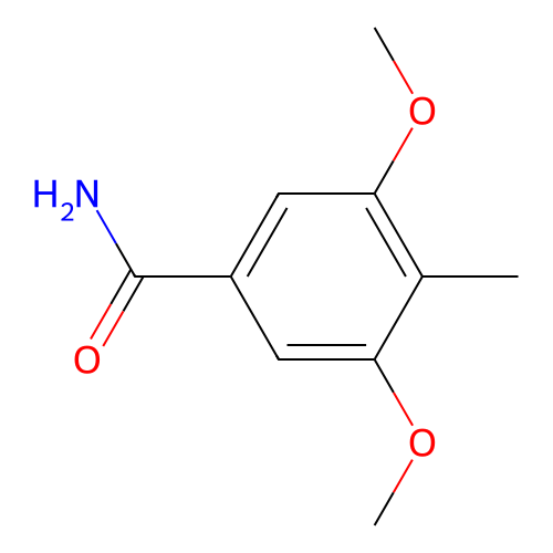 3,5-Dimethoxy-4-methylbenzamide structure
