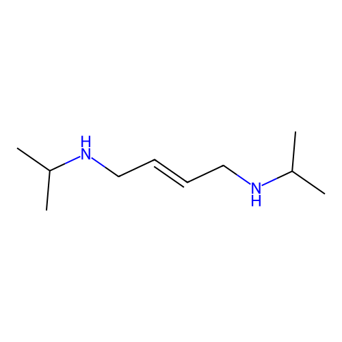 N,N'-di(propan-2-yl)but-2-ene-1,4-diamine structure