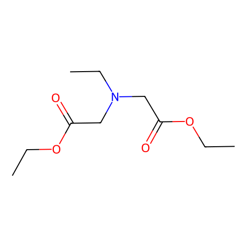Diethyl 2,2'-(ethylimino)diacetate structure