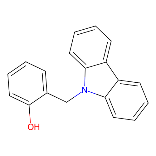 Phenol, (9H-carbazol-9-ylmethyl)- structure