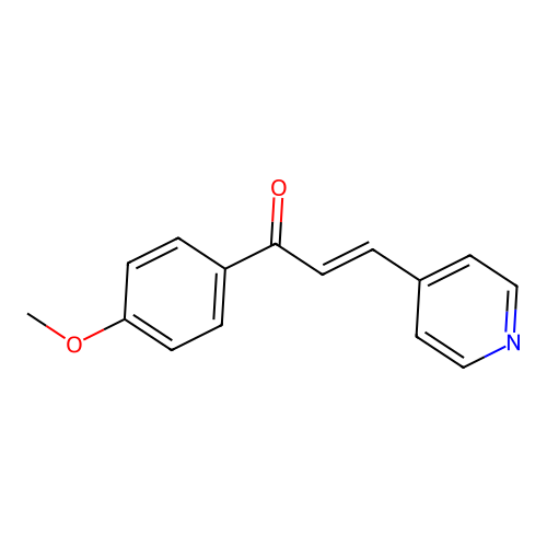 1-(4-Methoxyphenyl)-3-(pyridin-4-yl)prop-2-en-1-one structure