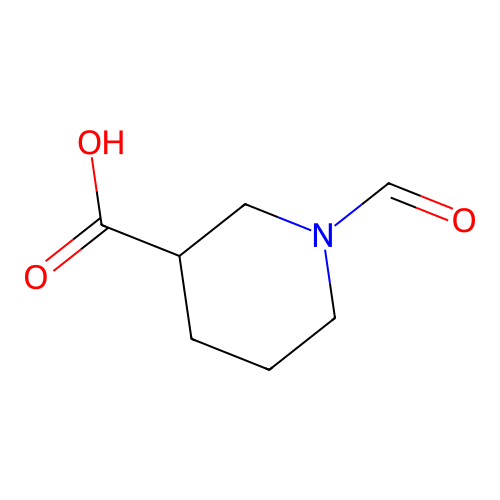 1-formylpiperidine-3-carboxylic Acid structure