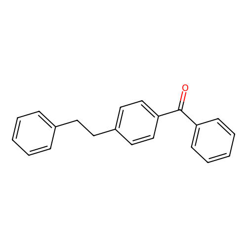 Benzophenone, 4-phenethyl- structure