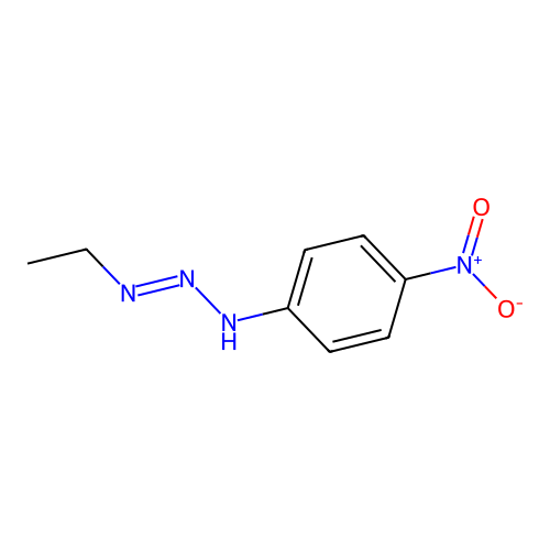 N-Ethyldiazenyl-4-nitro-aniline structure