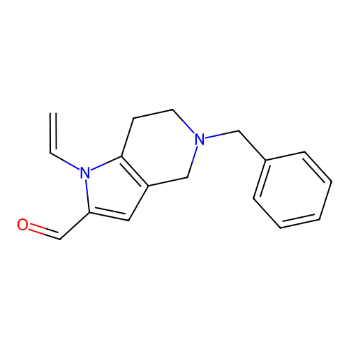 5-Benzyl-1-vinyl-4,5,6,7-tetrahydro-1H-pyrrolo[3,2-C]pyridine-2-carbaldehyde structure