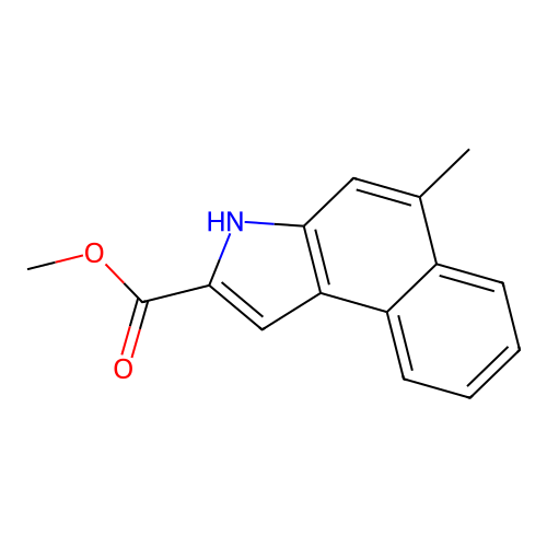 methyl 5-methyl-3H-benzo[e]indole-2-carboxylate structure