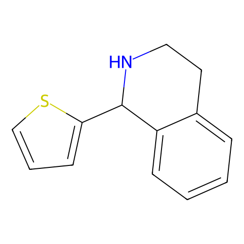 1-(Thiophen-2-yl)-1,2,3,4-tetrahydroisoquinoline structure