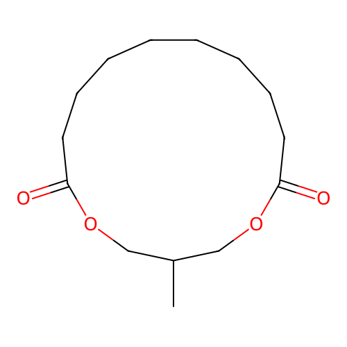 3-Methyl-1,5-dioxacyclopentadecane-6,15-dione structure