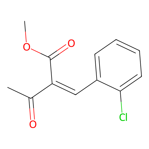 Methyl 2-[(2-chlorophenyl)methylidene]-3-oxobutanoate structure