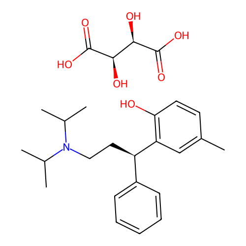 Tolterodine Tartrate structure
