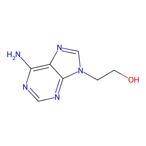 2-(6-Aminopurin-9-yl)ethanol structure