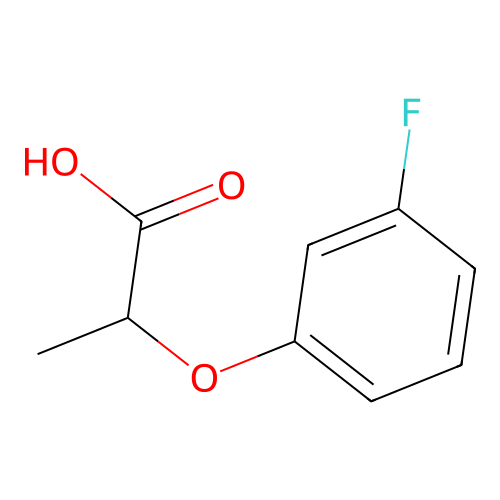 2-(3-Fluorophenoxy)propanoic acid structure