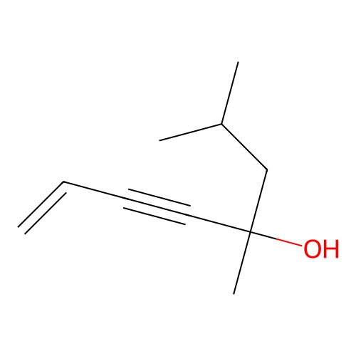 2,4-Dimethyloct-7-en-5-yn-4-ol structure