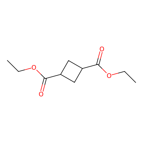 Diethyl cyclobutane-1,3-dicarboxylate structure