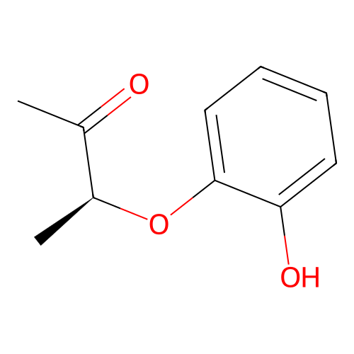 (3S)-3-(2-hydroxyphenoxy)butan-2-one structure