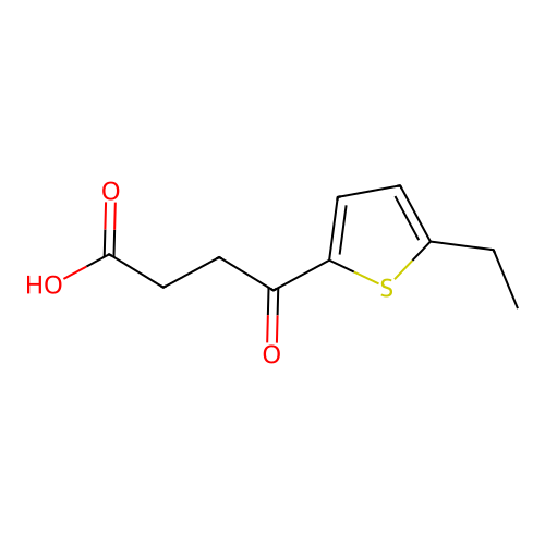 4-(5-Ethylthiophen-2-yl)-4-oxobutanoic acid structure