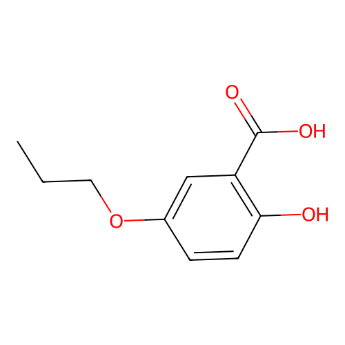 2-Hydroxy-5-propoxybenzoic acid structure