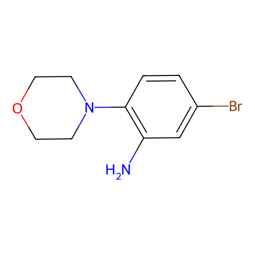 5-Bromo-2-morpholin-4-ylaniline structure