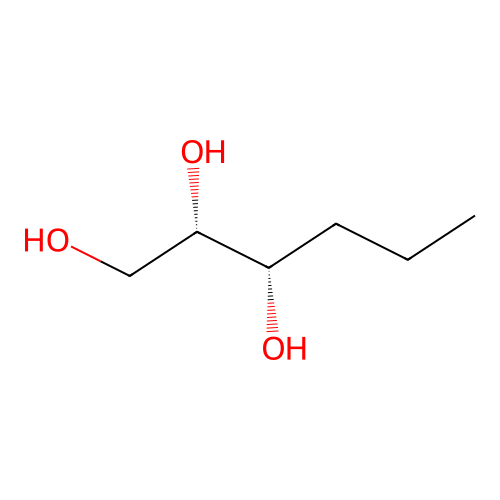 1,2,3-Hexanetriol, (2S,3S)- structure