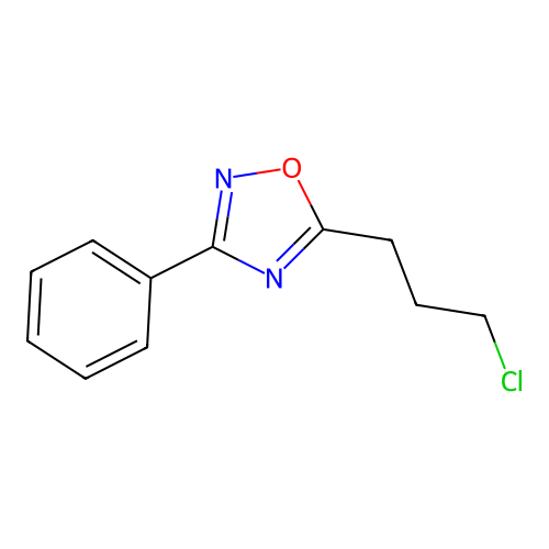 5-(3-Chloropropyl)-3-phenyl-1,2,4-oxadiazole structure