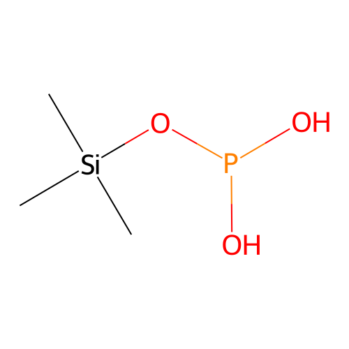 Trimethylsilyl dihydrogen phosphite structure