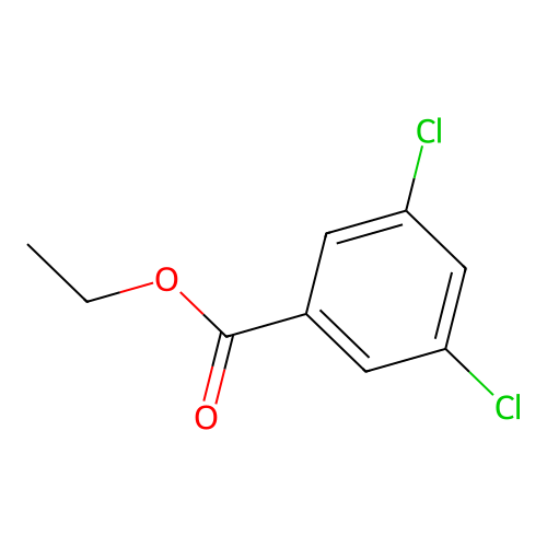 Benzoic acid, 3,5-dichloro-, ethyl ester structure