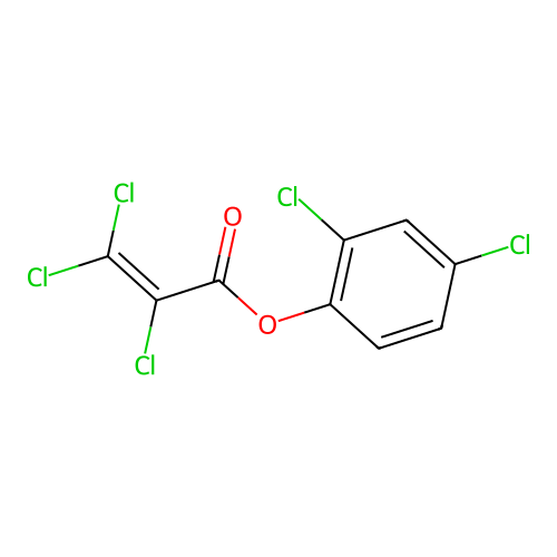 (2,4-Dichlorophenyl) 2,3,3-trichloroprop-2-enoate structure