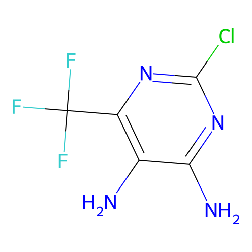 2-Chloro-6-(trifluoromethyl)pyrimidine-4,5-diamine structure