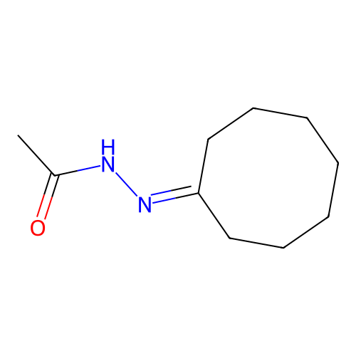 N'-Cyclooctylideneacetohydrazide structure