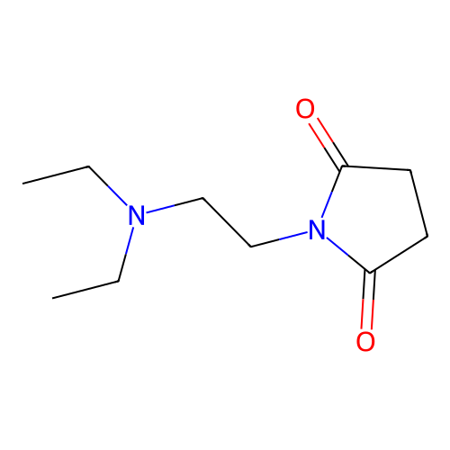 1-(2-Diethylaminoethyl)pyrrolidine-2,5-dione structure