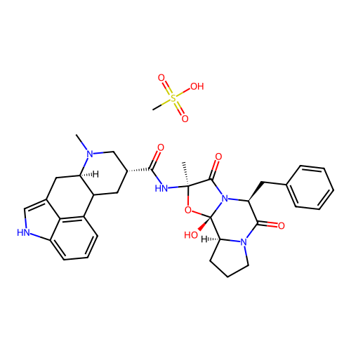 Dihydroergotoxine structure