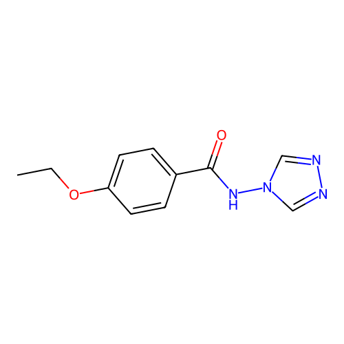 4-ethoxy-N-(1,2,4-triazol-4-yl)benzamide structure
