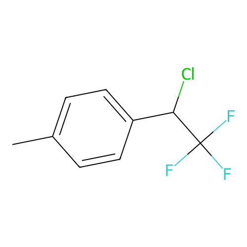 1-(1-Chloro-2,2,2-trifluoroethyl)-4-methylbenzene structure