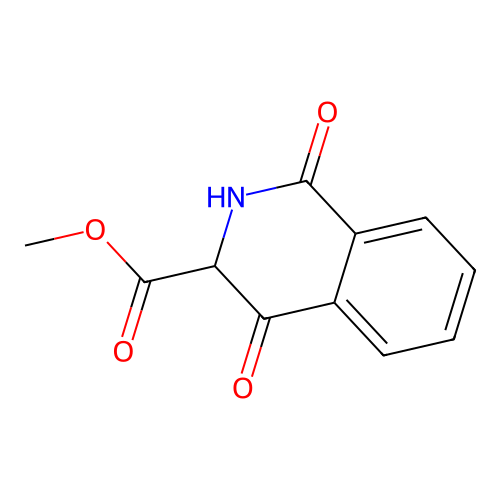 3-Carbomethoxy-1,2,3,4-tetrahydroisoquinoline-1,4-dione structure