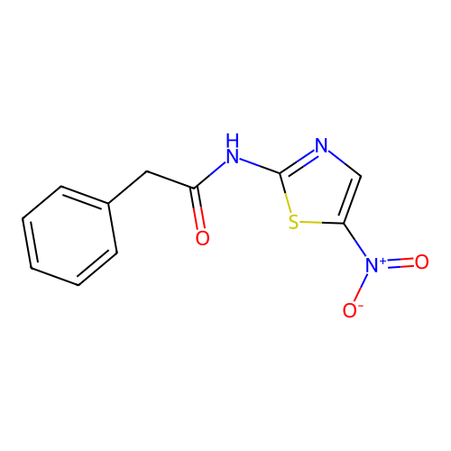 N-(5-Nitro-1,3-thiazol-2-YL)-2-phenyl-acetamide structure
