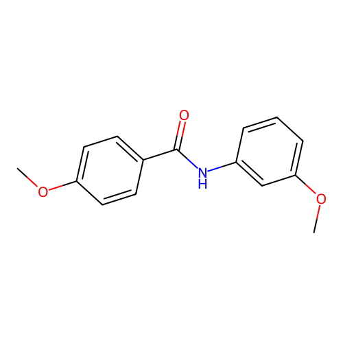 4-methoxy-N-(3-methoxyphenyl)benzamide structure