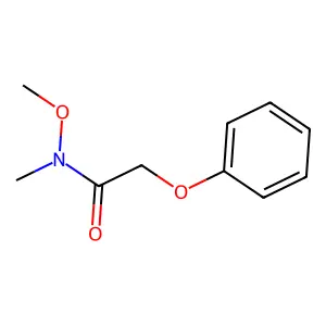 N-甲氧基-N-甲基-2-苯氧基乙酰胺 structure
