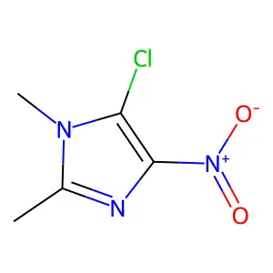 5-Chloro-1,2-dimethyl-4-nitro-1H-imidazole structure