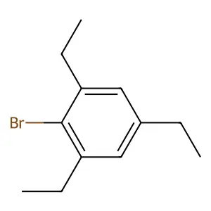 Benzene, 2-bromo-1,3,5-triethyl- structure