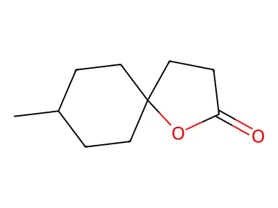 1-Oxaspiro(4.5)decan-2-one, 8-methyl- structure